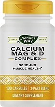 Комплекс кальцію, магнію та вітаміну D - Nature’s Way Calcium Mag & D Complex — фото N1
