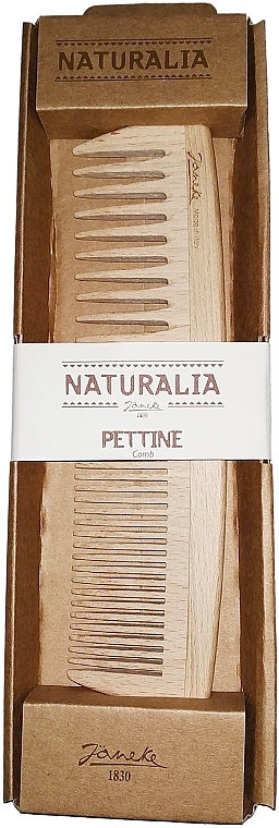 Гребень для волос LG366N, 18.8 x 4 см, из буковой древесины - Janeke Beech Comb — фото N2