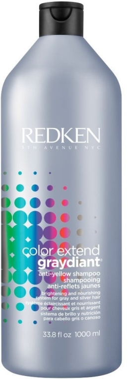 Шампунь для ультрахолодних і попелястих відтінків блонд - Redken Color Extend Graydiant Shampoo — фото N2