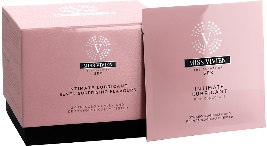 Набір лубрикантів, 14 продуктів - Miss Vivien Intimate Lubricant 7 Surprising Flavours Pack — фото N1