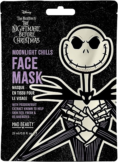 Маска для обличчя - Mad Beauty Nightmare Before Christmas Face Mask — фото N1