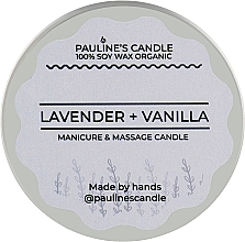 Масажна свічка "Лаванда та ваніль" - Pauline's Candle Lavender & Vanilla Manicure & Massage Candle — фото N3