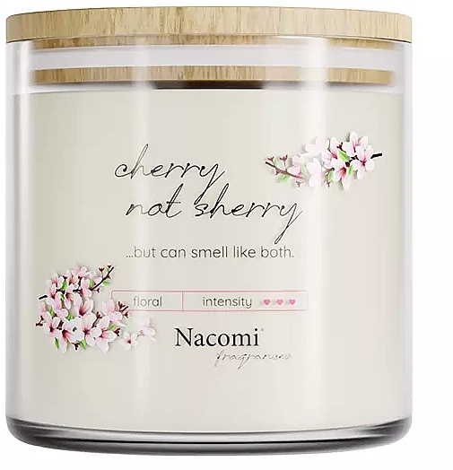 Ароматическая соевая свеча "Cherry Not Sherry" - Nacomi Fragrances — фото N1