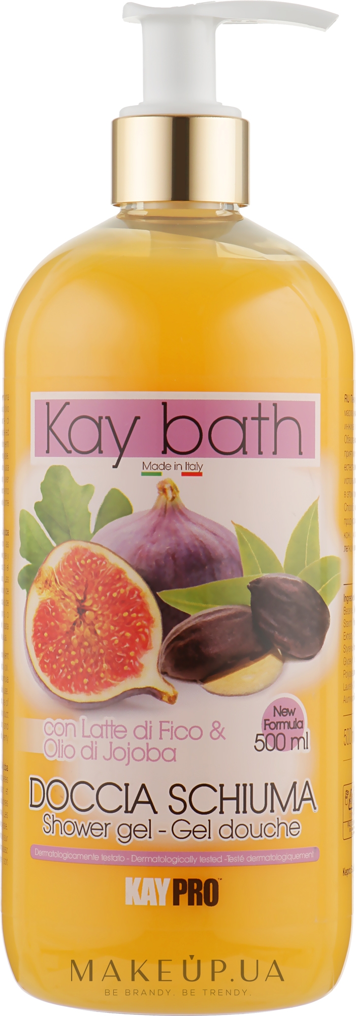 Гель для душу з інжиром і олією жожоба - KayPro Kay Bath Shower Gel — фото 500ml