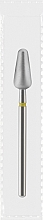 Фреза алмазна жовта "Бутон", діаметр 5,5 мм, довжина 3 мм - Divia DF016-55-Y — фото N1