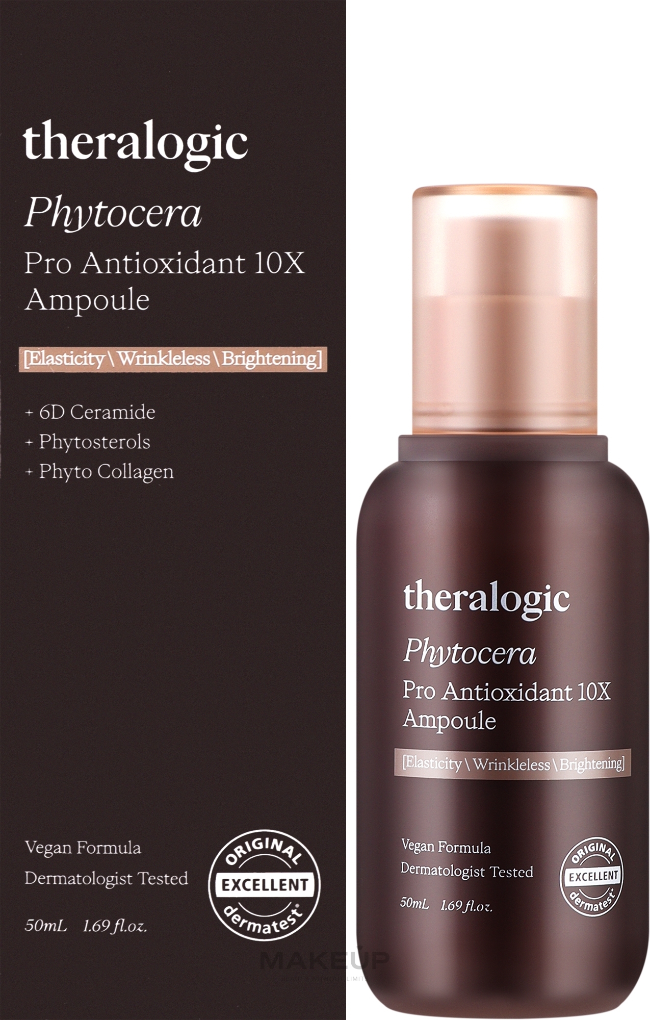 Антиоксидантна сироватка з керамідами та фітостеролом для сухої та зрілої шкіри - Doctors Theralogic Phytocera Pro Antioxidant 10X Ampoule — фото 50ml
