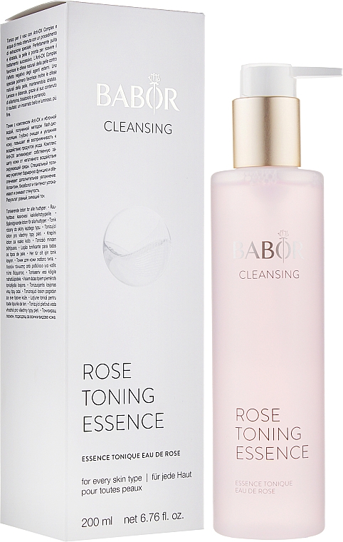 Эссенция для лица с розовой водой - Babor Cleansing Rose Toning Essence — фото N2