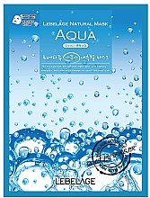 Парфумерія, косметика Тканинна маска для обличчя на основі глибинної морської води - Lebelage Aqua Natural Mask
