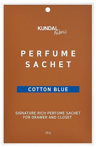 Ароматичне саше - Kundal Fabric Cotton Blue Signature Rich Perfume Sachet — фото N1