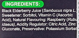 Сироп для імунітету "Чорна бузина + вітамін С + цинк", без цукру - Sambucol Immuno Forte Sugar Free — фото N4