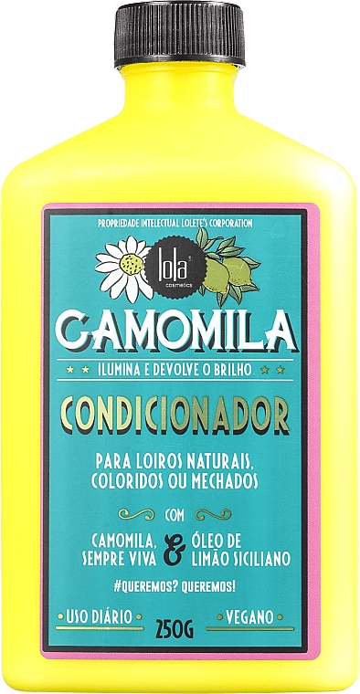 Кондиціонер для світлого волосся з ромашкою - Lola Cosmetics Camomila Conditioner — фото N1