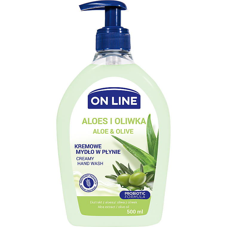Жидкое мыло "Алоэ и Олива" - On Line Aloe & Olive Liquid Soap — фото N1