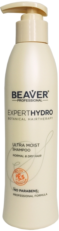 Ультра увлажняющий шампунь для сухих волос - Beaver Professional Expert Hydro Ultra Moisture Shampoo