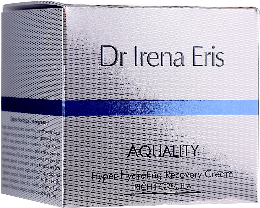 Інтенсивно зволожувальний крем для обличчя - Dr Irena Eris Aquality Hyper-Hydrating Recovery Cream Rich Formula