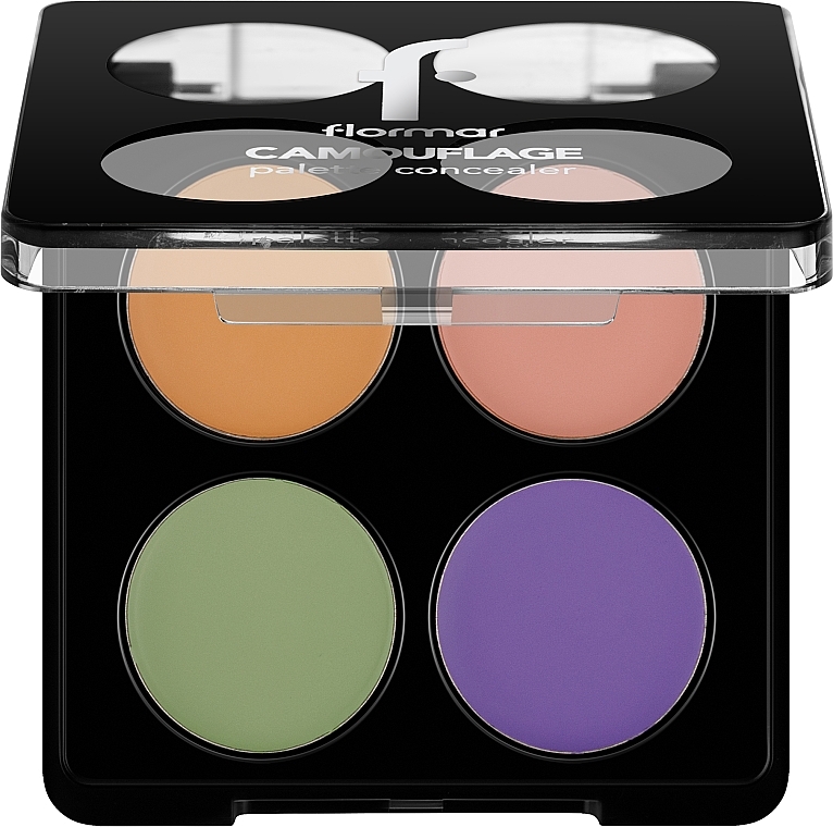 Палетка консилерів для обличчя - Flormar Camouflage Palette — фото N1