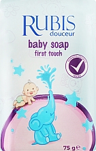 Детское мыло "Первое прикосновение" в бумажной упаковке - Rubis Care First Touch Baby Soap — фото N1
