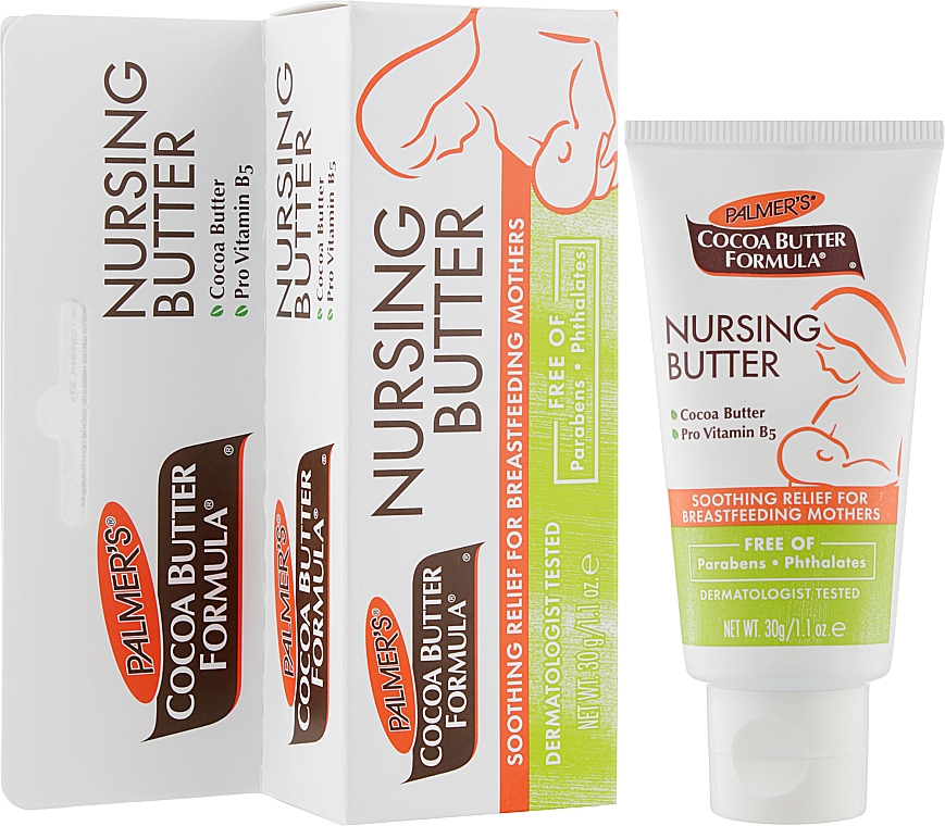 Крем для бюсту для годуючих мам - Palmer's Cocoa Butter Formula Nursing Butter — фото N2