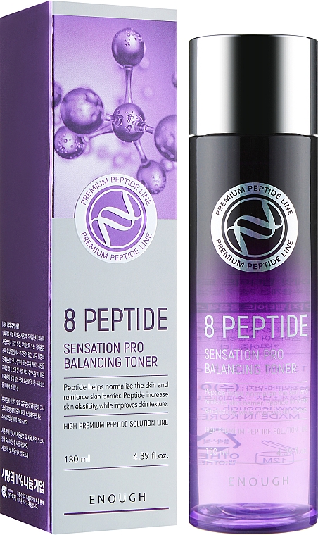 Антивіковий пептидний тонер - Enough 8 Peptide Sensation Pro Balancing Toner — фото N2