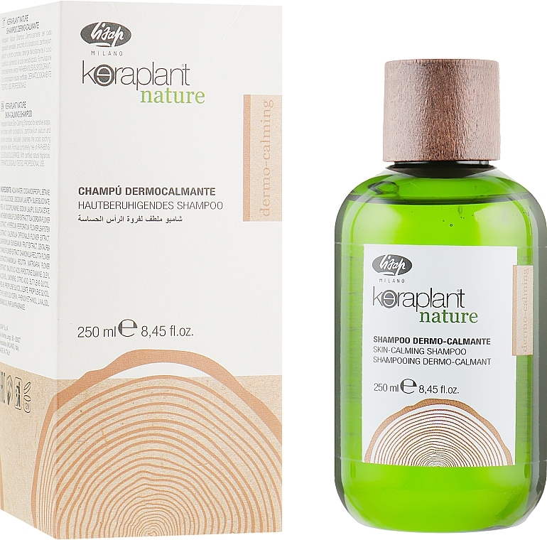 Шампунь із заспокійливою дією - Lisap Keraplant Nature Skin-Calming Shampoo — фото N4