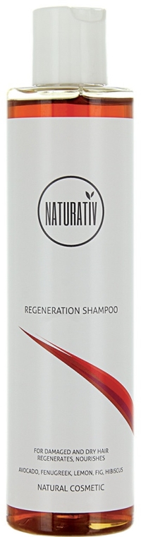 Шампунь для волос "Восстановление" - Naturativ Regeneration Shampoo — фото N1