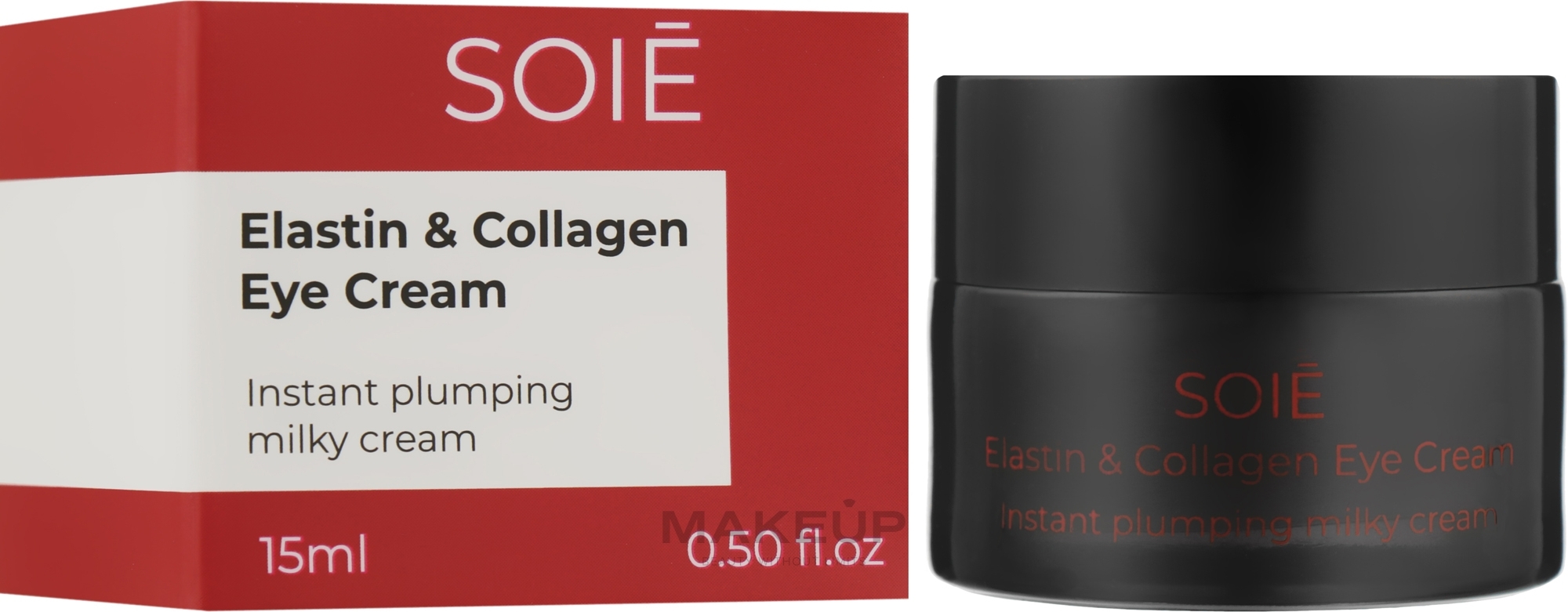 РОЗПРОДАЖ Активний крем для шкіри навколо очей з еластином і колагеном - Soie Elastin & Collagen Eye Cream * — фото 15ml