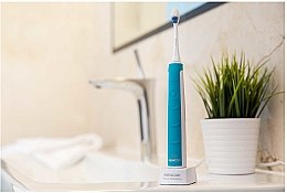 Електрична зубна щітка, біло-блакитна, SOC 1102TQ - Sencor — фото N6