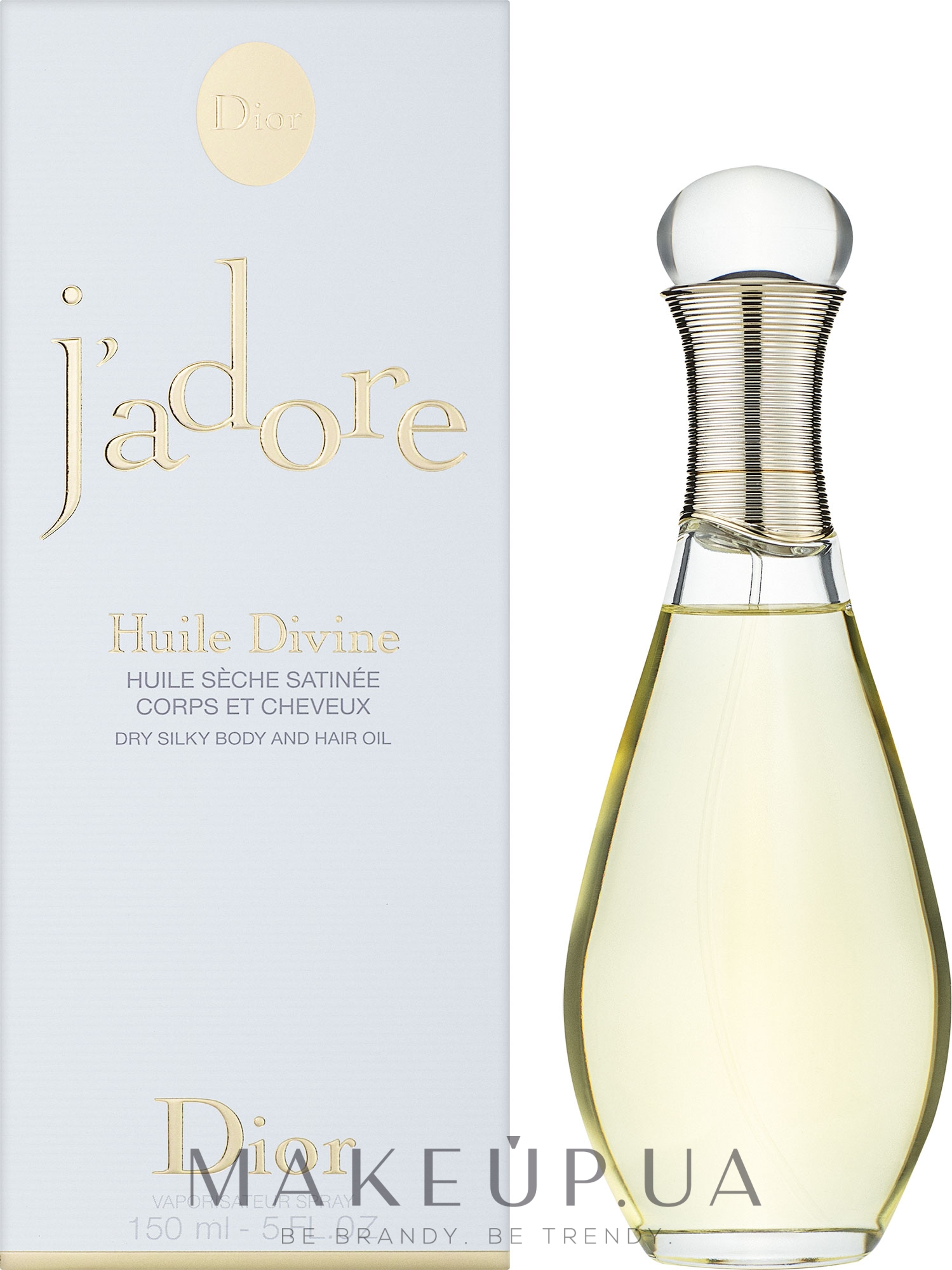 Christian Dior J'adore Huile Divine Body And Hair Oil - Олія для тіла і волосся — фото 150ml