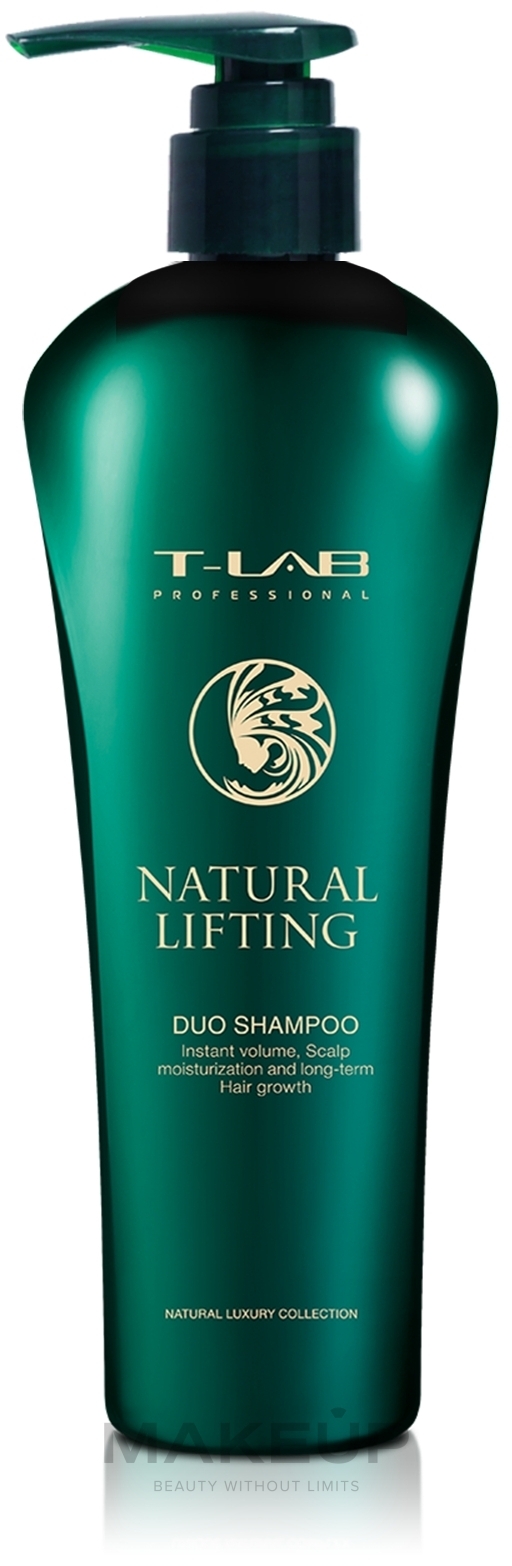 Шампунь для збільшення об'єму волосся - T-LAB Professional Natural Lifting Duo Shampoo — фото 300ml