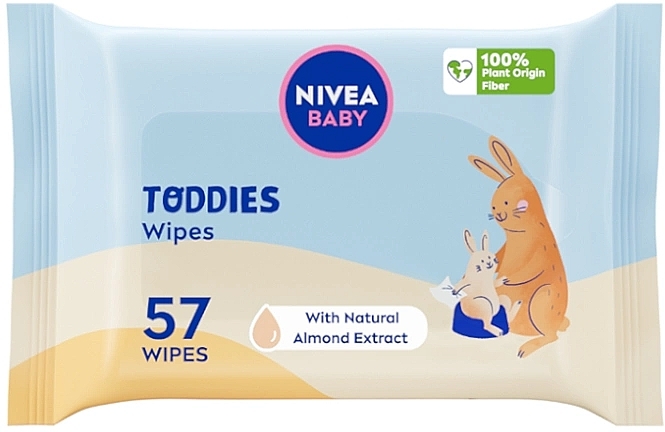 Очищувальні серветки для дітей - Nivea Toddies — фото N1