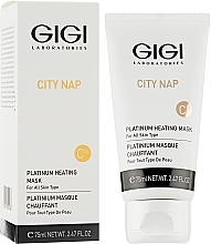 УЦІНКА Платинова маска для обличчя й зони декольте - Gigi City NAP Platinum Heating Mask * — фото N2