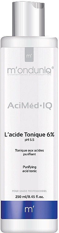 Кислотный тоник для подготовки кожи перед использованием пилинговой процедуры - M'onduniq AciMed-IQ Purifling Acid Tonic pH 5.5 — фото N1