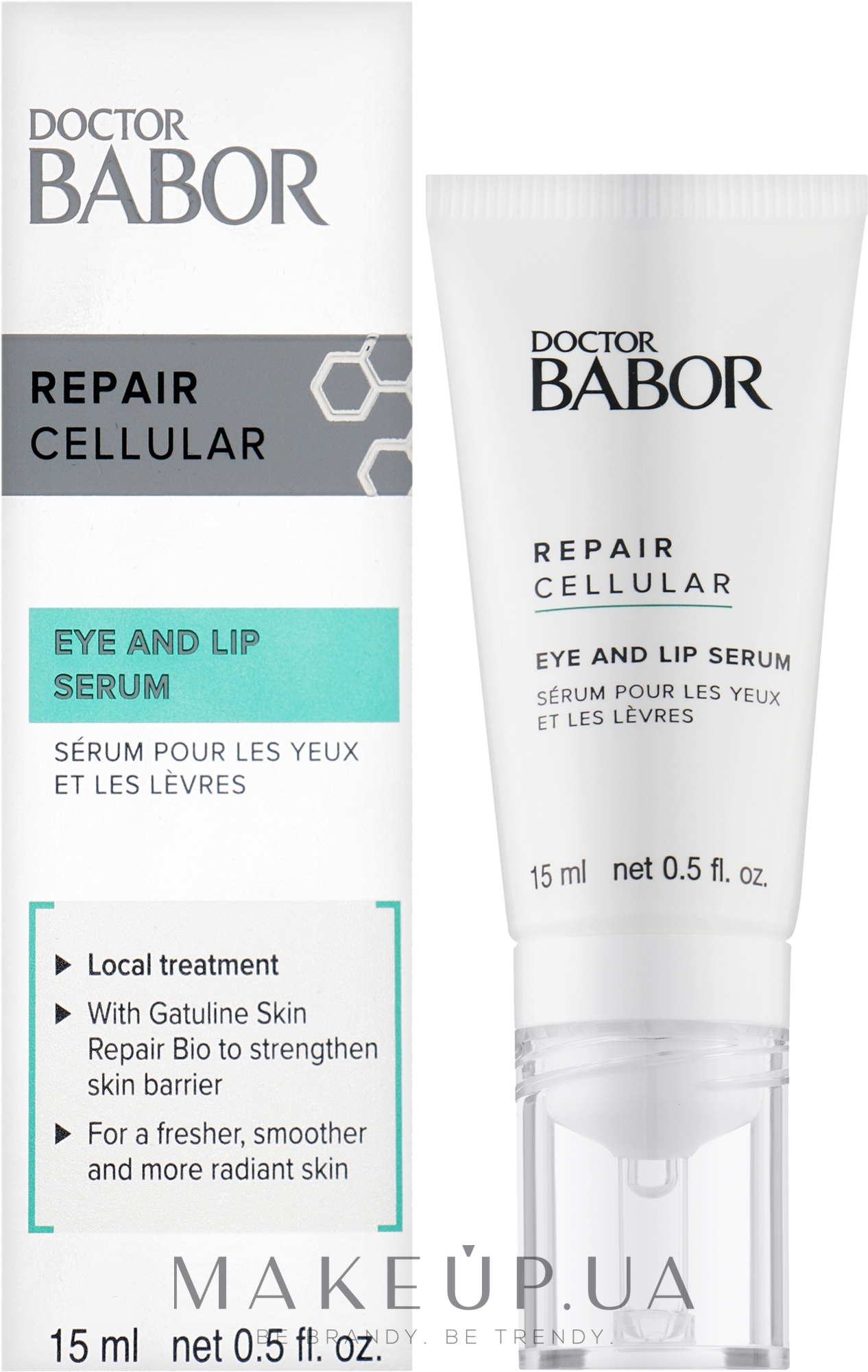 Сыворотка для глаз и губ - Babor Doctor Babor Repair Cellular Lip & Eye Serum — фото 15ml