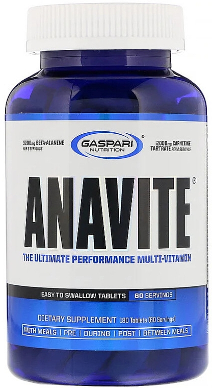 Диетическая добавка для спортсменов "Мультивитамины" - Gaspari Nutrition Anavite — фото N1