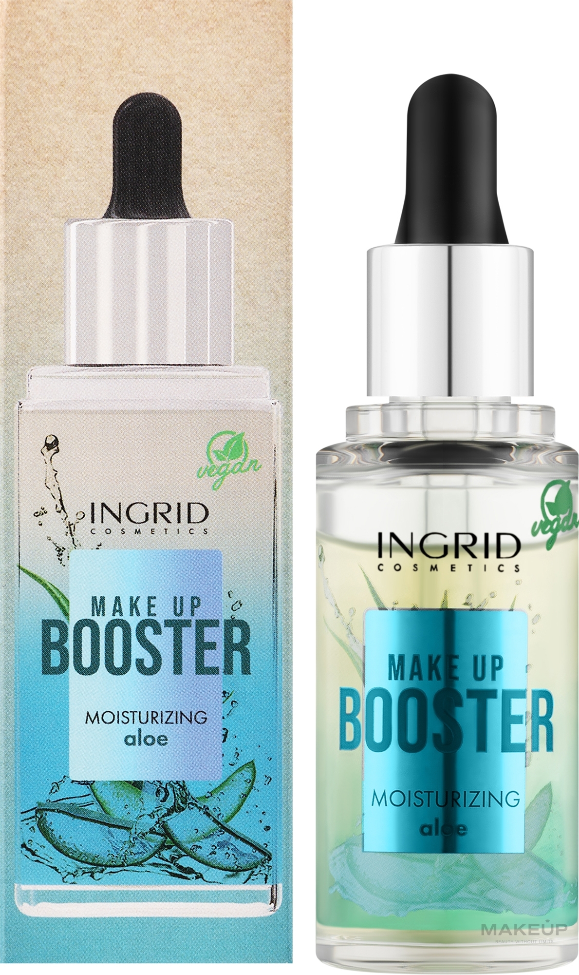 Увлажняющий бустер для лица - Ingrid Cosmetics Make Up Booster Moisturizing Aloe — фото 30ml