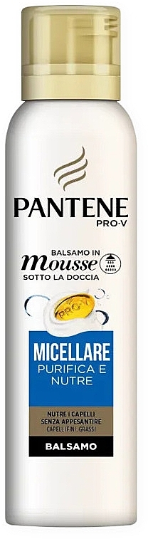 Очищающий и питательный мицелярный мусс - Pantene Pro-V Micellar Nourishing Effect Mousse Balm — фото N1
