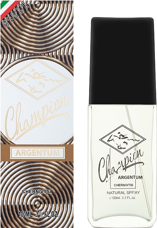 Aroma Parfume Champion Argentum - Одеколон — фото N2