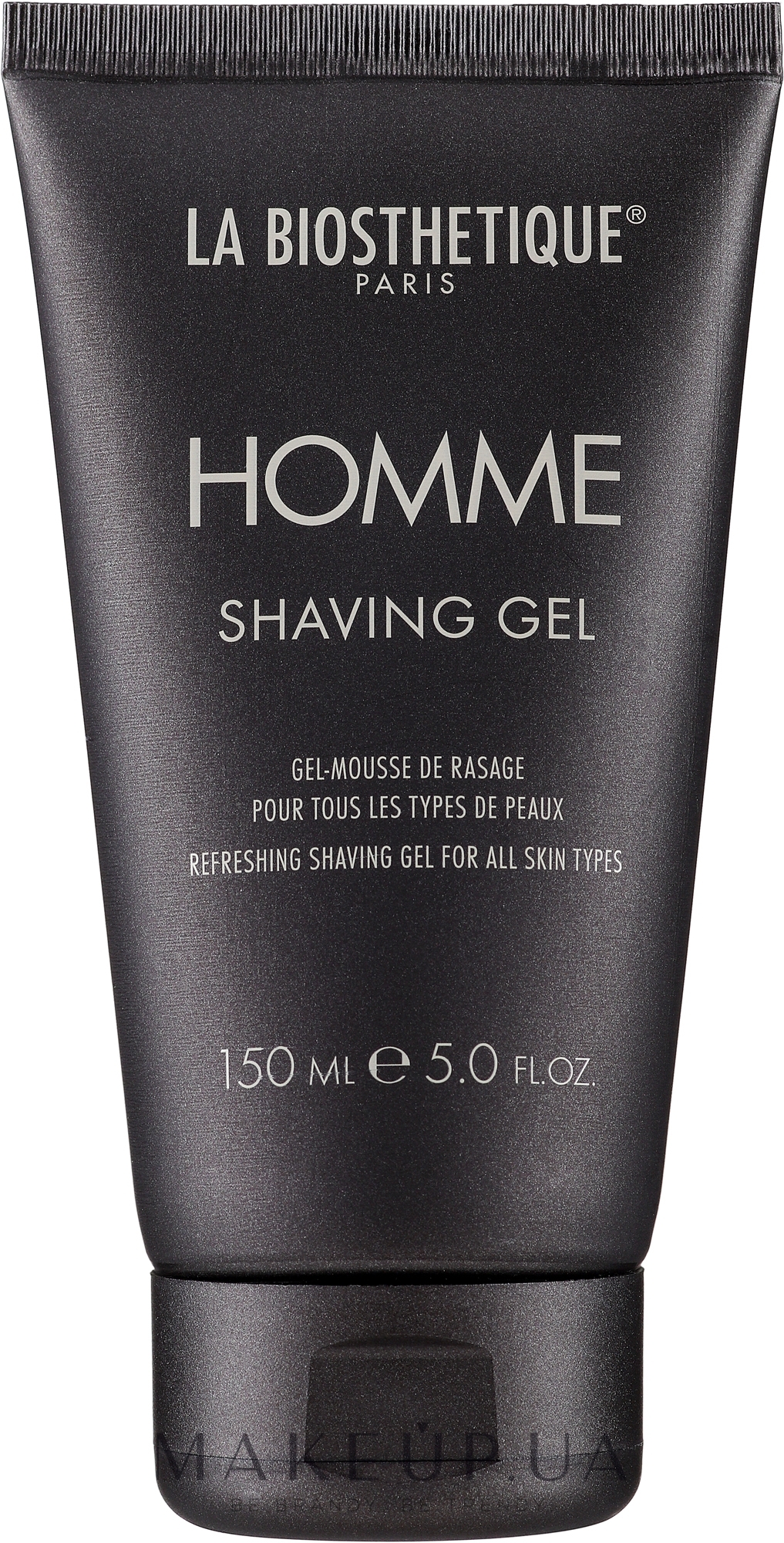 Гель для гоління для всіх типів шкіри - La Biosthetique Homme Shaving Gel — фото 150ml