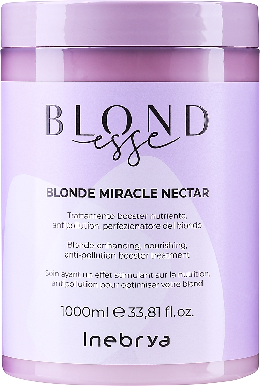 Маска для волосся відтінків блонд - Inebrya Blondesse Blonde Miracle Nectar — фото N3