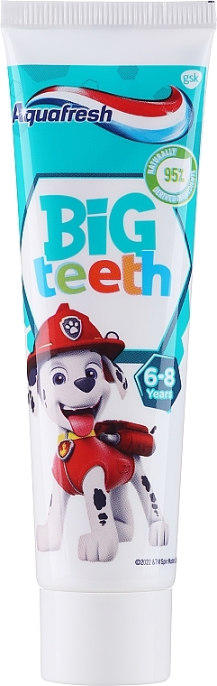 Зубная паста "Мои большие зубки" - Aquafresh PAW Patrol — фото N1