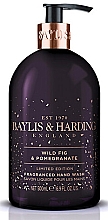Духи, Парфюмерия, косметика Жидкое мыло для рук - Baylis & Harding Wild Fig & Pomegranate Hand Wash Limited Edition