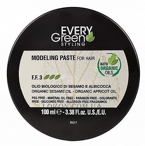 Моделювальна паста для волосся - Dikson Every Green Modeling Paste For Hair — фото N1