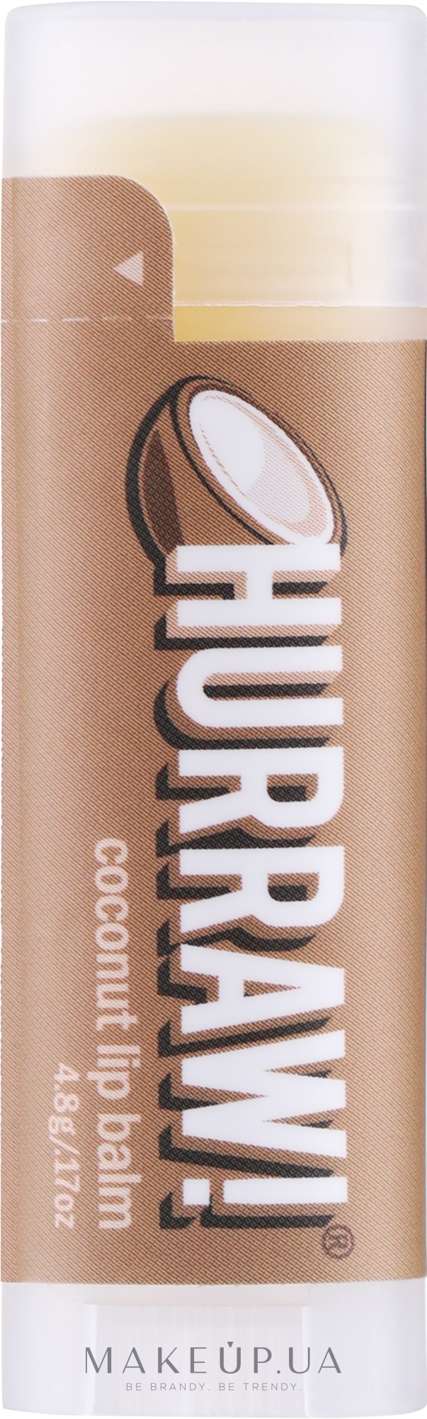 Бальзам для губ "Кокос" - Hurraw! Coconut Lip Balm — фото 4.8g