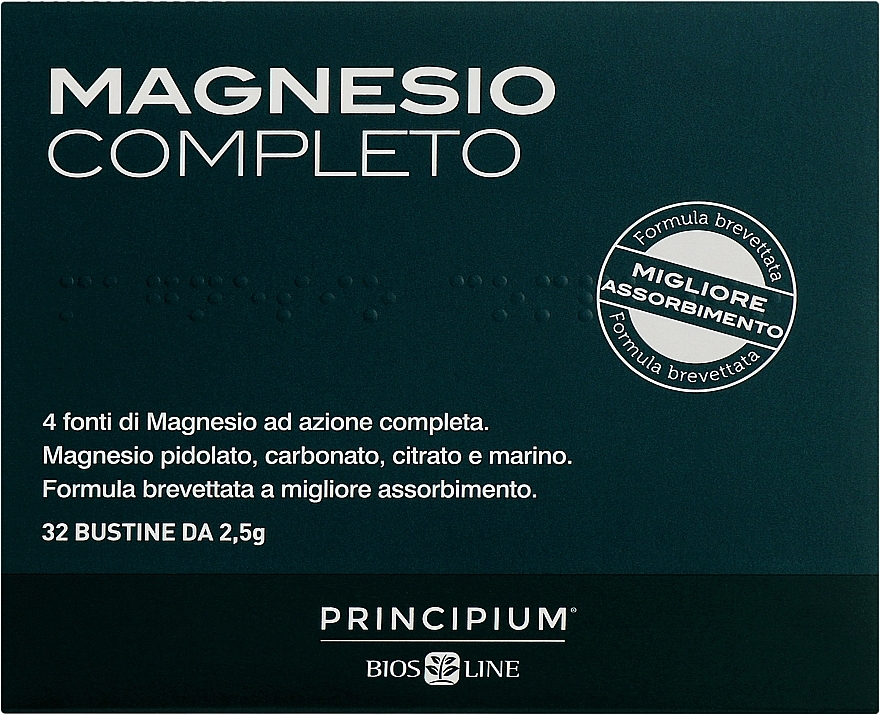 УЦЕНКА Пищевая добавка "Магний", саше - BiosLine Principium Magnesio * — фото N1