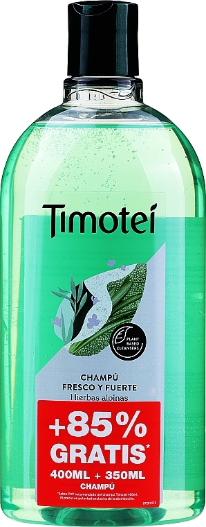 Укрепляющий шампунь - Timotei Fresh And Strong Fortifying Shampoo — фото N1