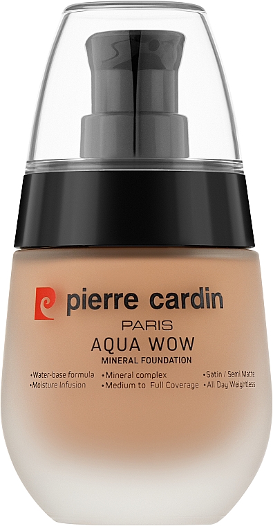 Тональна основа для обличчя - Pierre Cardin Aqua Wow Mineral Foundation