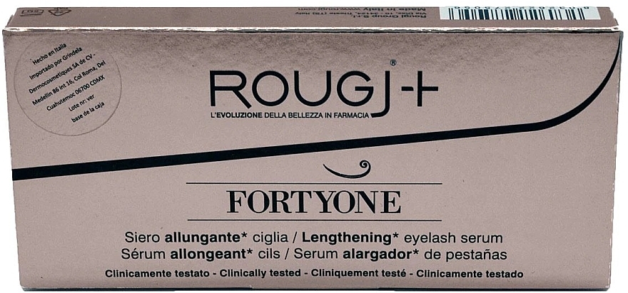 Сыворотка для роста ресниц - Rougj+ Forty One Lengthening Eyelash Serum — фото N2