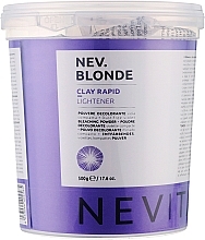 Осветляющая глина, 7 тонов - Nevitaly New Blonde Clay Rapid Lightener — фото N1