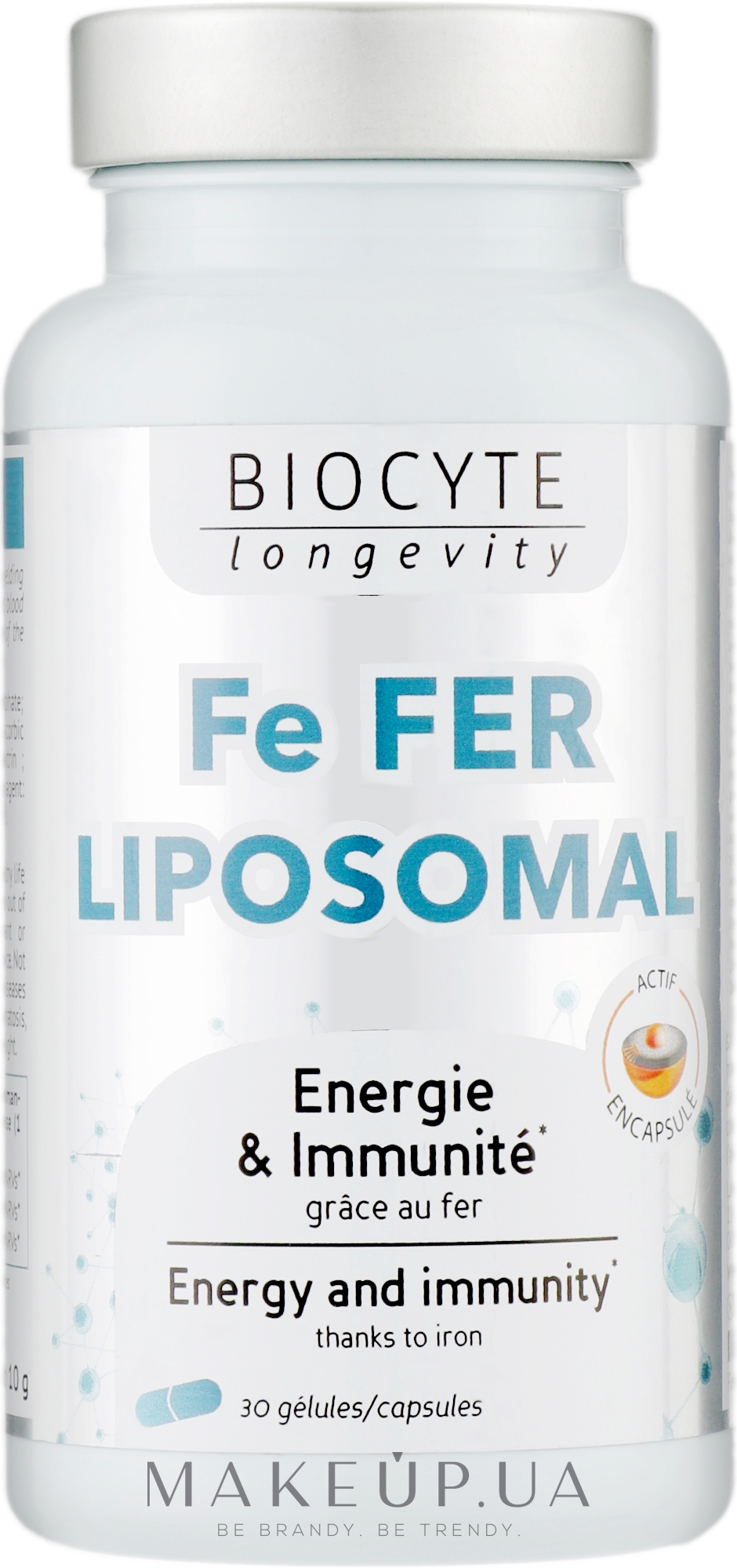 Biocytе Залізо + Вітаміни C та B12: Формування еритроцитів  - Biocyte Fe Fer Liposomal — фото 30шт