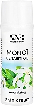 Энергизирующий крем для кожи "Моной и тахини" - SNB Professional Monoi de Tahiti Oil Energizing Skin Cream — фото N1