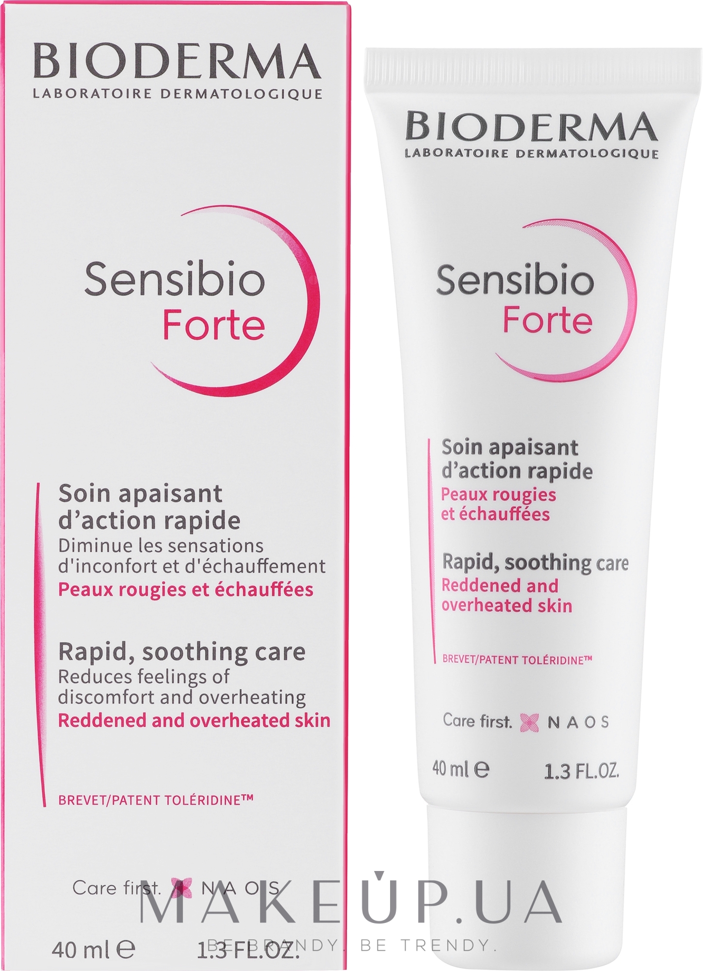 Крем для чувствительной кожи лица - Bioderma Sensibio Forte Reddened Sensitive Skin — фото 40ml
